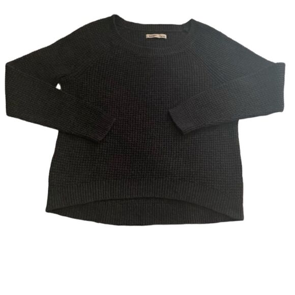 Navy scoop neck knit sweater Medium - Picture 1 of 7